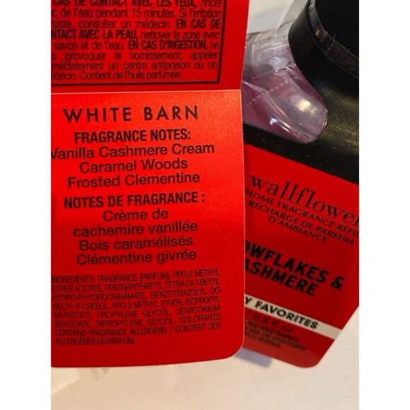 Bath & Body Works “Snowflakes & Cashmere” NEW Wallflower Refills -2 - Picture 3 of 4